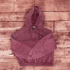 【大人気】That's Lifeレッド フルジップパーカー