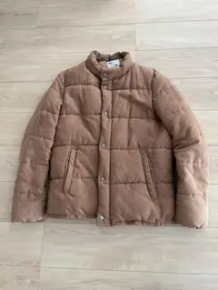 ナノユニバース　ブラウン ダウンジャケット