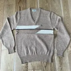 【美品】マンシングウェアGrand SlamＶネックニットセーターゴルフウェア