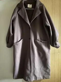 ブラウン レディースロングコート