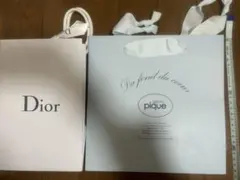 ジェラートピケ　ディオール　紙袋