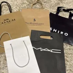 ブランドショッピングバッグセット5点セット