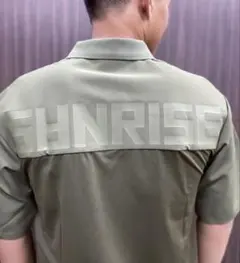 SUNRISE ゴルフ ポロシャツ 半袖 バックロゴ 中西直人 カーキ S SUNRISE ゴルフ ポロシャツ 半袖 バックロゴ 中西直人 カーキ S - メルカリ