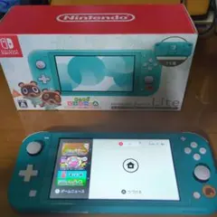 Nintendo Switch Lite どうぶつの森まめきち&つぶきちアロハ柄