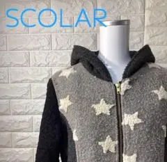 Scolor スカラー　星柄コート