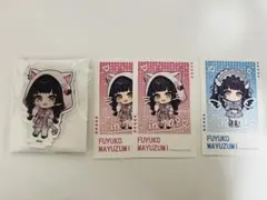 アイドルマスターシャイニーカラーズ　ふゆコレ　アクスタ　チェキ風カード×3