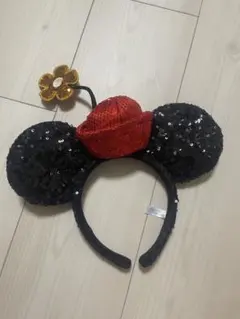 ディズニーリゾート カチューシャ スパンコールミニー