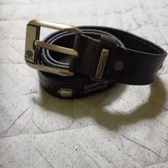 ENKRAIGE ブラックレザーベルト