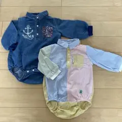 BOWA by BEAMS DESIGN ロンパース2枚　80