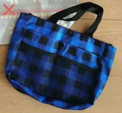 BEAMS BOY チェック柄トートバッグ