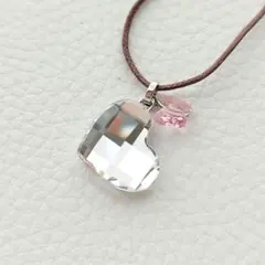 SWAROVSKI　スワロフスキー　ネックレス　ハート　蝶々　クリスタル