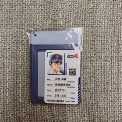 ダイヤのA 推しくじ　D賞　パスケース付きID風カード 沢村栄純