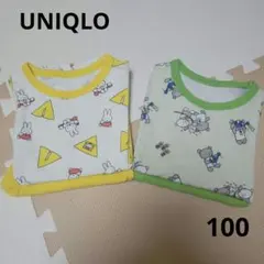 UNIQLO　半袖パジャマ　ミッフィー こぐまちゃん 100cm　2着セット