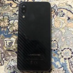 UMIDIGI スマートフォン ブラック カーボンファイバー風 ジャンク