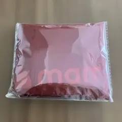 【新品未開封】エンジ色ポリエステル　ポケットインエコバッグ
