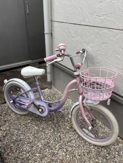 【直接引渡】メゾピアノ　自転車　ピンク　16インチ 直接引渡】メゾピアノ 自転車 ピンク 16インチ