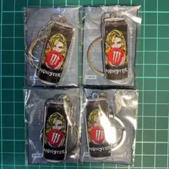 Monster Energy アクリルキーホルダー 4個セットのサムネイル