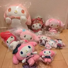 マイメロディ 福袋ぬいぐるみセット10点！！ 2025年最新】マイメロ 福袋の人気アイテム - メルカリ