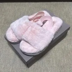 koolaburra by ugg ピンクファーサンダル