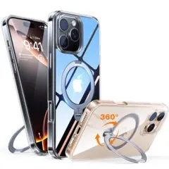 iPhone 16ProMaxケース MagSafe リング マグネット搭載