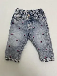 babygap ミニーマウス刺繍デニム