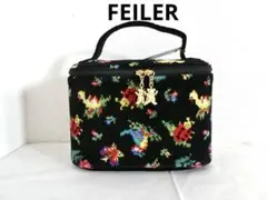 【極美品】feiler フェイラー　ハイジ　アクセサリーポーチ　バニティ 新品未使用 FEILER フェイラー ハイジ バニティ ポーチ レッド