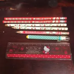 キティちゃん　定規　えんぴつ　ペン　1980年代