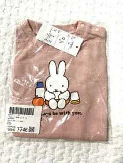 miffy ピンク Tシャツ ウサギ プリント