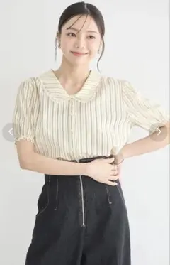 earth music&ecology 半袖ブラウスのサムネイル