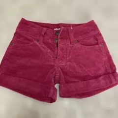 新品未使用品　コーデュロイショートパンツ