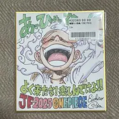 ワンピース 複製ミニ色紙 ジャンプフェスタ 2025 応募者全員サービス