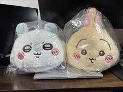 【写真多数：清潔：圧縮】 ちいかわ プレミアムドームクッション うさぎ&モモンガ