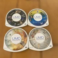 PSP UMDソフト 4本セット中古品　動作確認済み