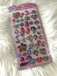 パワーパフガールズ うるちゅるシール パワパフ ボンボンドロップシール