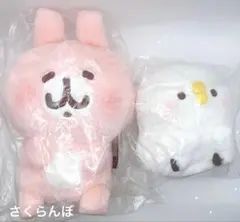 【新品】カナヘイの小動物 ぬいぐるみM うさぎ ピスケ 2点セット