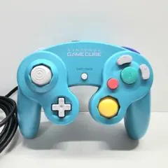 【純正品】ゲームキューブコントローラー　GCコン　エメラルドブルー　後期型