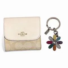【COACH まとめ売り】三つ折り財布とキーリングセット　オシャレ お得