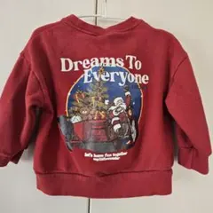 バースデイ　100cm クリスマス　サンタ　長袖　 スウェット トレーナー