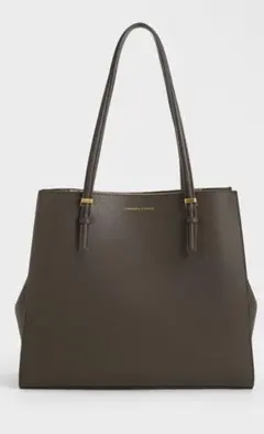 【値下】CHARLES & KEITH クラシックダブルハンドル【4/11まで】