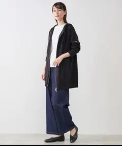 LOGEMENT DE CLAIRE フードニットパーカー