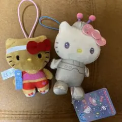 ハローキティ ぬいぐるみマスコット 2個セット