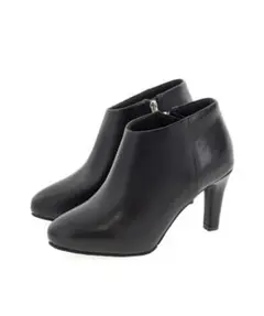 美品　RANDA 晴雨兼用 ベーシックショートブーツ ブラックスムース　SS