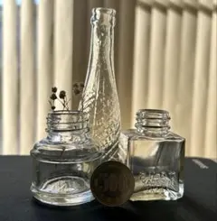 レトロ瓶　ニッキ水　インク瓶　3点セット
