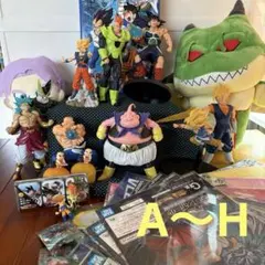 【難あり　まとめ売り】ドラゴンボールZ フィギュア　クリアファイル　(8-089