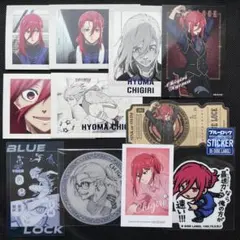 ブルーロック展 含む 千切豹馬 ステッカー＆カードセット