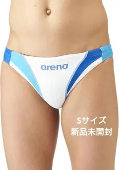 ゆ*ん様 arena 競泳水着 Sサイズ ホワイト/ブルー SAR-1151