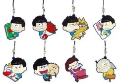全8種セット おそ松さん ぴたコレ ラバーストラップ