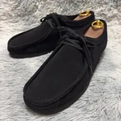 美品✨Clarks ワラビー/Wallabee 26.5cm 黒 スエード