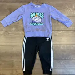 adidas キッズ服 90サイズ　セットアップ