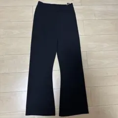 コムサイズム　フレアパンツ　ブラック